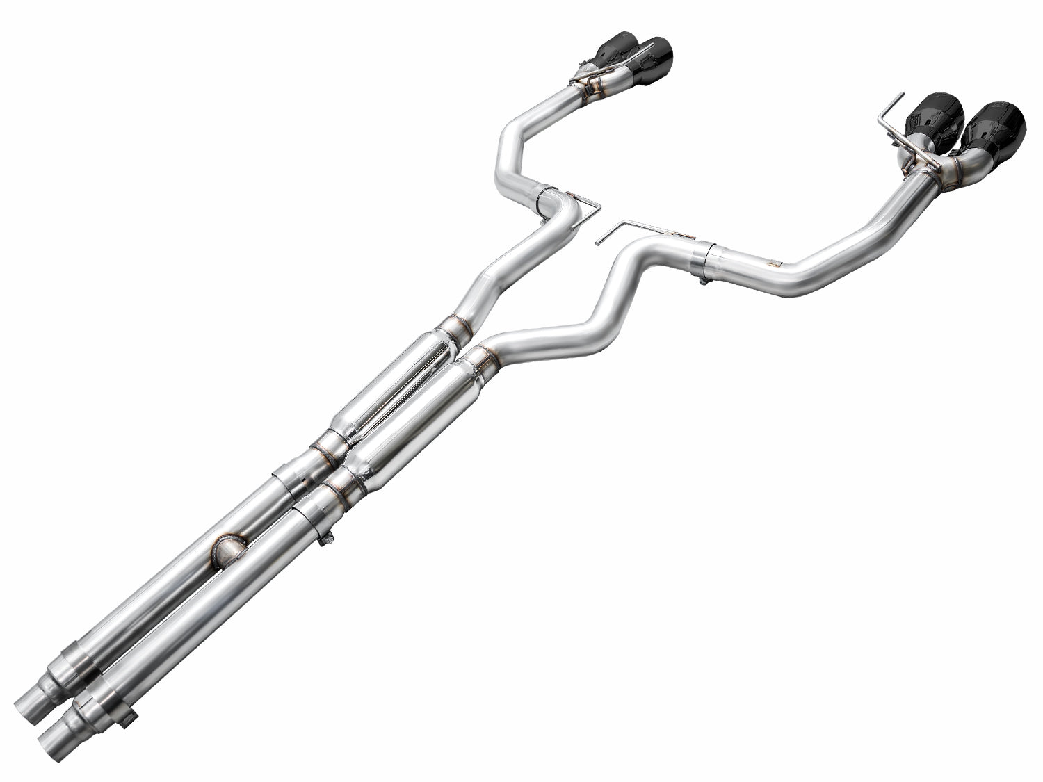 AWE EXHAUST SUITE FOR S650 MUSTANG QUAD TIP GT