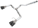 AWE Track Edition Exhaust for VB Subaru WRX - Diamond Black Tips-1