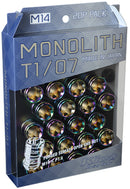 Project Kics 14 x 1.5 Neochrome T1/07 Monolith Lug Nuts - 20 Pcs-1