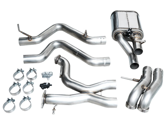 AWE SwitchPath Exhaust for Ford Bronco Raptor - Dual BashGuards