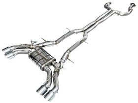 AWE SwitchPath™ Exhaust for Cadillac CT4-V Blackwing - Chrome Silver Tips