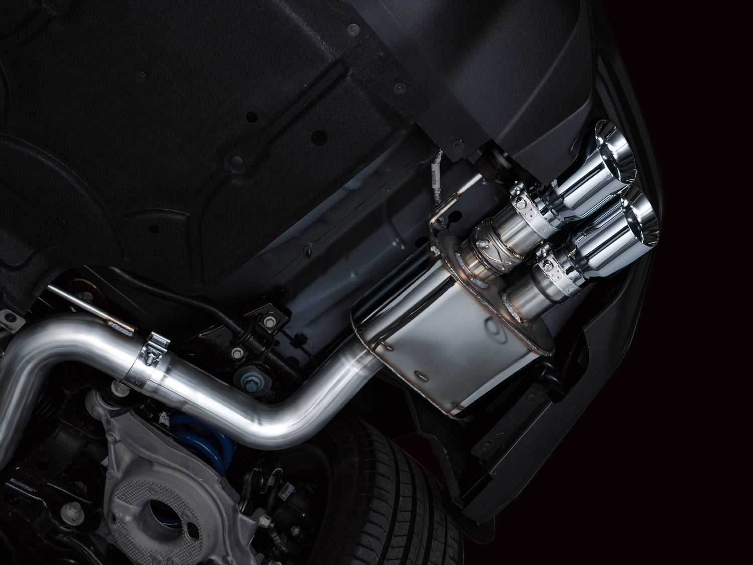 AWE EXHAUST SUITE FOR S650 MUSTANG QUAD TIP GT