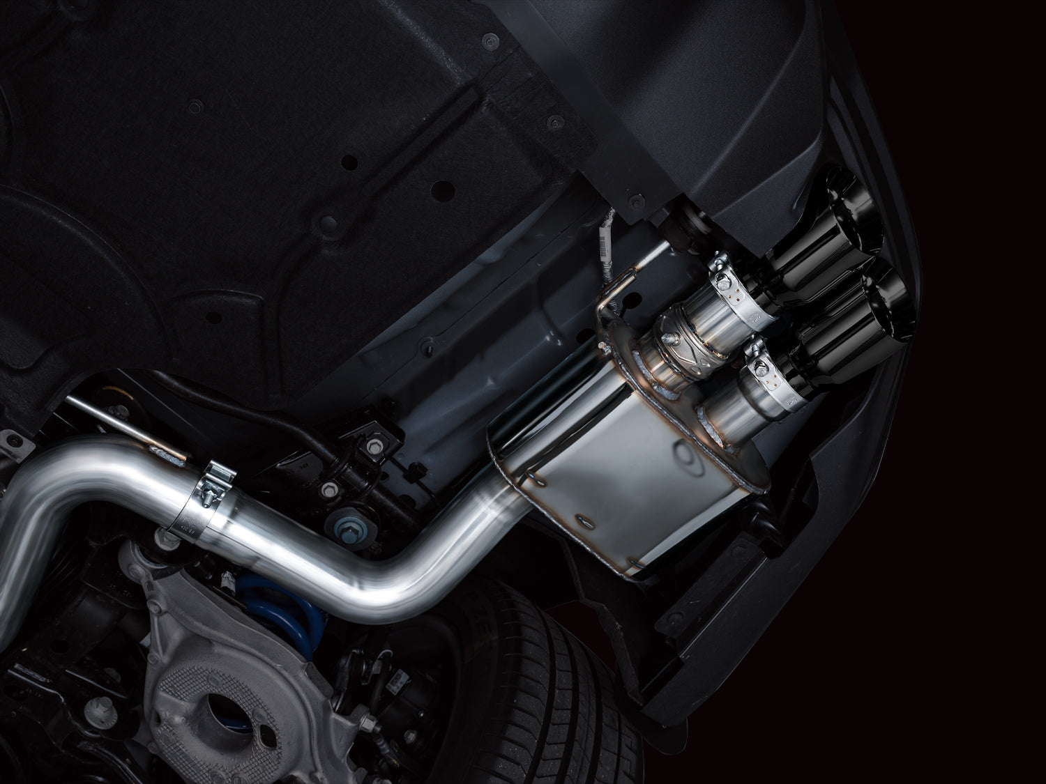 AWE EXHAUST SUITE FOR S650 MUSTANG QUAD TIP GT