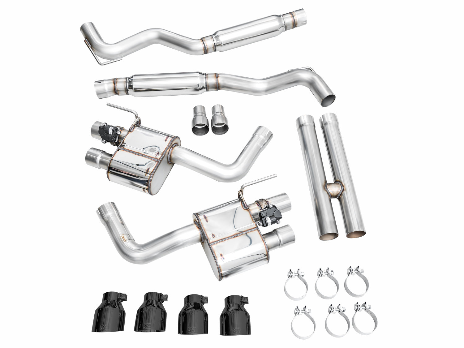 AWE EXHAUST SUITE FOR S650 MUSTANG QUAD TIP GT