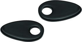 Kuryakyn Fender Strut Cover Plates Gloss Black