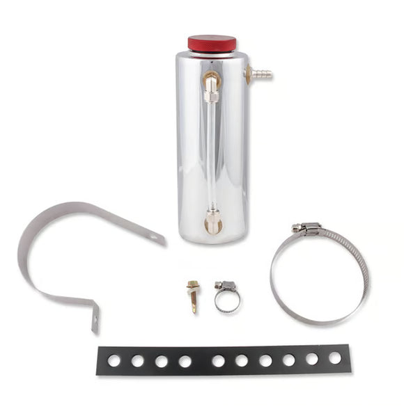 Mr. Gasket Radiator Fluid Reservoir / Recovery Tank - Polished Aluminum