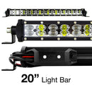 XK Glow RGBW Light Bar High Power Offroad Work/Hunting Light w/ Bluetooth Controller 20In-1