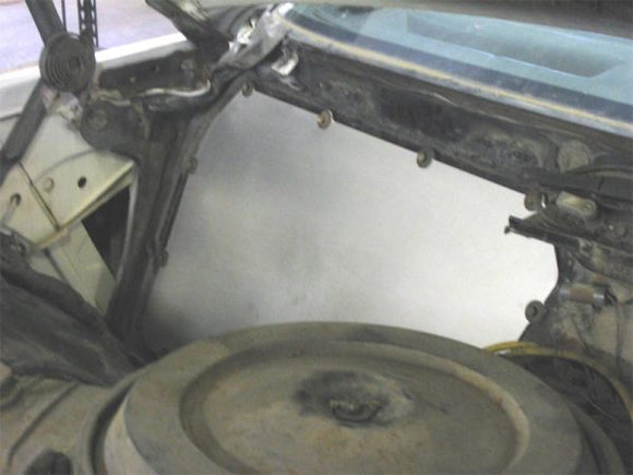 UMI Performance 78-87 GM G-Body AC/Heater Box Delete Panel - Black