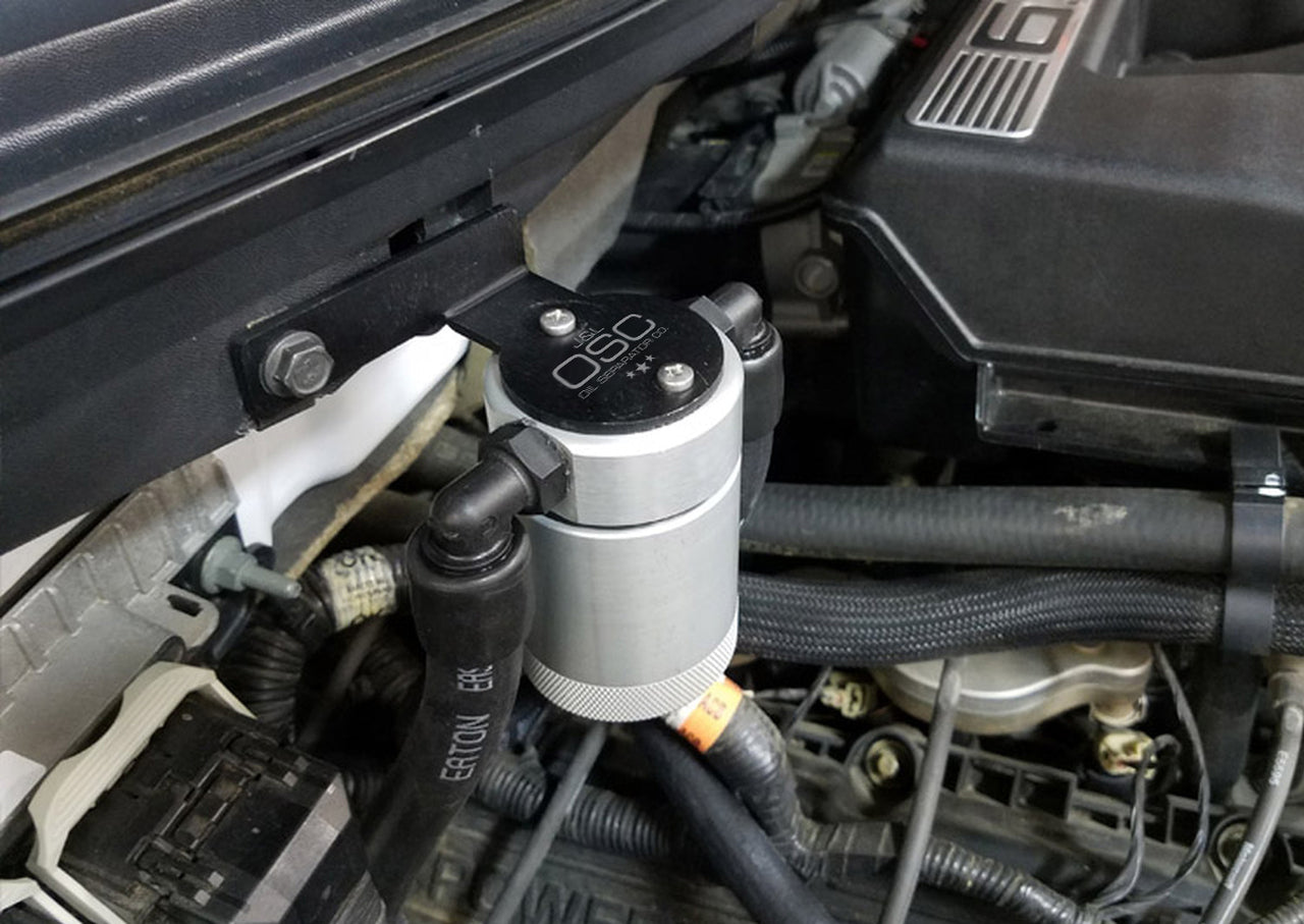 J&L Oil Separator 3.0 Passenger Side (2011-2014 Ford F-150 6.2L/SVT Raptor; F-150 6.2L/SVT Raptor with Roush/Whipple Supercharger & 2015-2017 Expedition 3.5L EcoBoost)