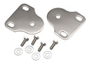 Kentrol 76-95 Jeep CJ/Wrangler YJ Interior Windshield Brackets Pair - Polished Silver-1