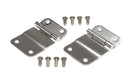 Kentrol 76-86 Jeep CJ7 Tailgate Hinge Pair - Polished Silver-1