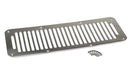 Kentrol 87-95 Jeep Wrangler YJ Hood Vent 8 Holes- Polished Silver-1