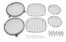 Kentrol 76-86 Jeep Wire Mesh Guard Set 6 Pieces CJ - Polished Silver-1