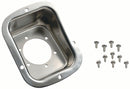 Kentrol 78-95 Jeep CJ/Wrangler YJ Gas Filler Neck - Polished Silver-1
