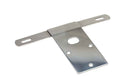 Kentrol 76-86 Jeep CJ License Plate Bracket - Polished Silver-1