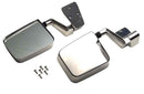 Kentrol 88-06 Jeep Wrangler YJ/TJ Mirror Kit Pair - Polished Silver-1