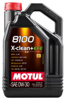0W30 8100 X-Clean+ EFE Engine Oil (5 Liter) - Motul 111678-1