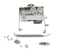 Kentrol 76-86 Jeep CJ Battery Tray with support arm - Polished Silver-1