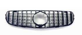 Zunsport Mercedes GLC Class X253 AMG GT-R Panamericana Style Front Grille - Black / Chrome ZMC018