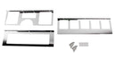Kentrol 87-95 Jeep Wrangler YJ Dash Overlay Set (3 pieces) - Polished Silver-1