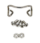 Kentrol 72-86 Jeep CJ Glove Box Door Use with OE Key Lock - Polished Silver-2