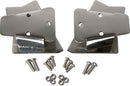 Kentrol 03-06 Jeep Wrangler TJ Mirror Relocation Bracket Pair - Polished Silver-1