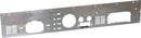 Kentrol 77-86 Jeep CJ Dash Panel (with radio opening) Brushed Silver-1