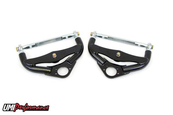 UMI Performance 78-88 G-Body S10 Tubular Front Upper A-Arms Adjustable No Ball Joint