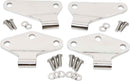 Kentrol 07-18 Jeep Wrangler JK Body Door Hinge Set 4 Pieces 2 Door - Polished Silver-1