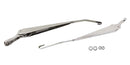 Kentrol 07-18 Jeep Wrangler JK Windshield Wiper Arms Pair - Polished Silver-1
