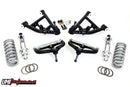 UMI Performance 78-88 GM G-Body 82-03 S10/S15 Competition Front End Kit 650lb Drop Spindle - Black-1