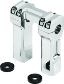 Kuryakyn 5inch Billet Handlebar Risers Chrome-1