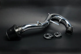 Weapon R 2011-12 SUBARU IMPREZA 2.5L Gunmetal/Blk Foam Filter Polished Dual Velocity Secret Weapon Intake