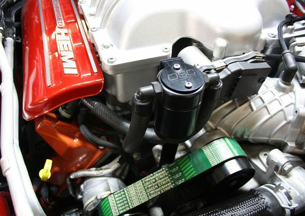 J&L Oil Separator 3.0 Passenger Side (2015-2022 Hellcat, 2018-21 Jeep Trackhawk, 2018 Demon, 2021 Durango Hellcat 6.2L)