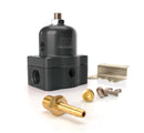 FAST 30-70 PSI Adjustable Fuel Pressure Regulator, -6 SAE O-Ring Ports (1 Return, 2 Feeds)-1