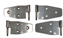 Kentrol 03-06 Jeep Wrangler TJ Door Hinge Set of 4 Pieces Polished-1