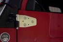 Kentrol 03-06 Jeep Wrangler TJ Door Hinge Set of 4 Pieces Polished-2