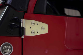 Kentrol 03-06 Jeep Wrangler TJ Door Hinge Set of 4 Pieces Polished - 0