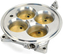FAST Polished 4 Barrel 4500 Billet Throttle Body; Includes TPS, IAC-1