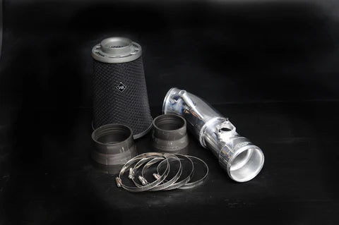 Weapon R 2006 RANGE ROVER SPORT HSE 4.4L Gunmetal/Blk Foam Filter Polished Dual Velocity Secret Weapon Intake