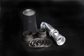 Weapon R 2006 RANGE ROVER SPORT HSE 4.4L Gunmetal/Blk Foam Filter Polished Dual Velocity Secret Weapon Intake
