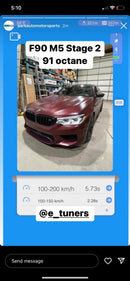 BMW M5 F90 4.4L S63TU ECU Tune Stage 1 - 3-3