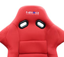 NRG FRP Bucket Seat (Red Cloth) - Large-7