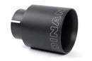 Dinan Double-Walled 4" Clamp-On Exhaust Tip (Black Ceramic)-1