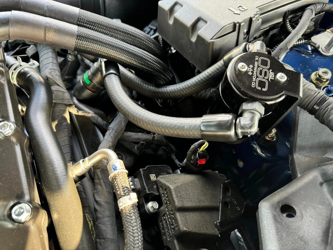 J&L Oil Separator 3.0 PCV Side (2024 Ford Mustang GT 5.0 with Whipple Supercharger)