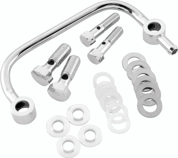 Bikers Choice 96-06 Big Twin Chrome Head Breather Kit