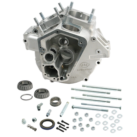 S&S Cycle 70-84 BT w/ Stock Bore Super Stock Alternator Style Crankcase - Natural