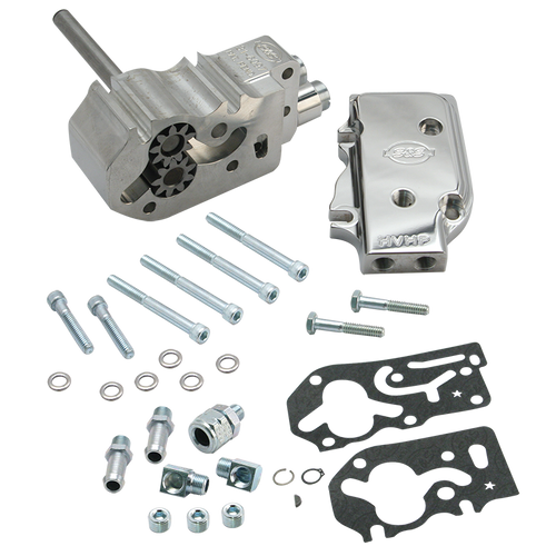 S&S Cycle 92-99 BT High Volume High Pressure Billet Oil Pump Kit - Polished