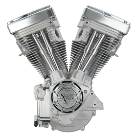 S&S Cycle 84-99 BT V80 Long Block Engine - Natural