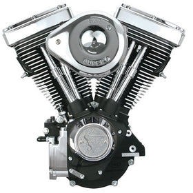 S&S Cycle 84-99 BT V80 Complete Assembled Engine w/ 508 Cams - Wrinkle Black